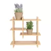 Beltéri falra szerelhető bambusz  polc, 35 x 15 x 35 cm, csomag,  4 db