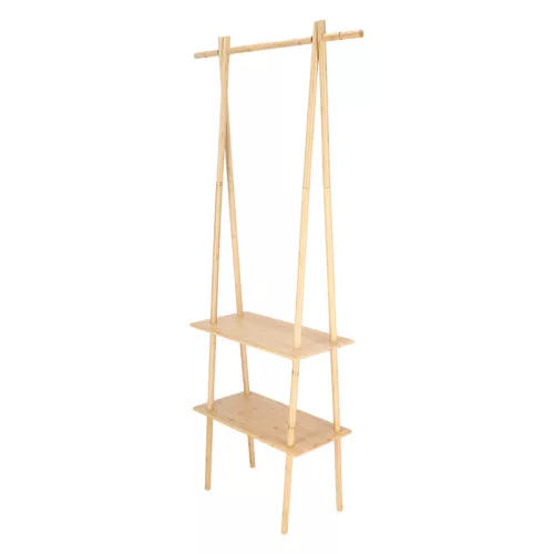 Beltéri  bambusz dekorációs állvány, 82 x 28 x 173 cm, csomag,  2 db