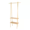 Beltéri  bambusz dekorációs állvány, 82 x 28 x 173 cm, csomag,  2 db