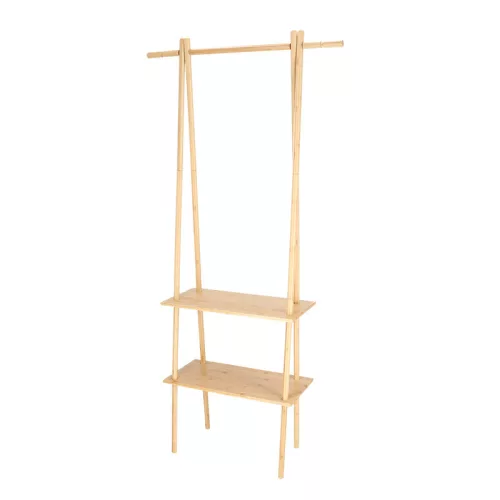 Beltéri  bambusz dekorációs állvány, 82 x 28 x 173 cm, csomag,  2 db