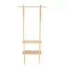 Beltéri  bambusz dekorációs állvány, 82 x 28 x 173 cm, csomag,  2 db