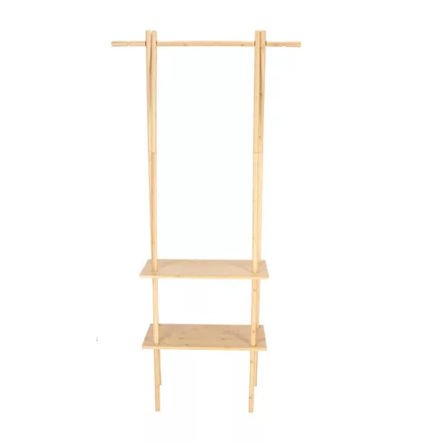 Beltéri  bambusz dekorációs állvány, 82 x 28 x 173 cm, csomag,  2 db