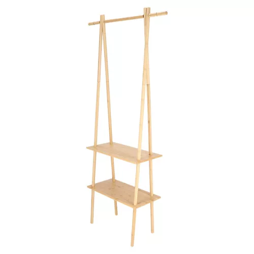 Beltéri  bambusz dekorációs állvány, 82 x 28 x 173 cm, csomag,  2 db