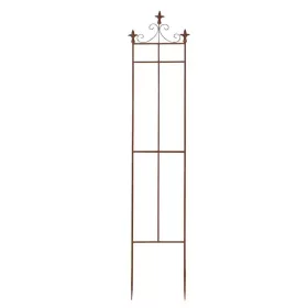   Növény kitámasztó állvány, liliom díszítéssel, 32 x 164 cm, csomag, 8 db