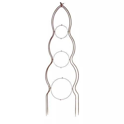 Növény kitámasztó állvány, madár díszítéssel, 48 x 169 cm, csomag, 6 db
