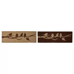   Kókuszrost lábtörlő, madár mintás, 120 x 40 cm, 2 féle, csomag, 6 db