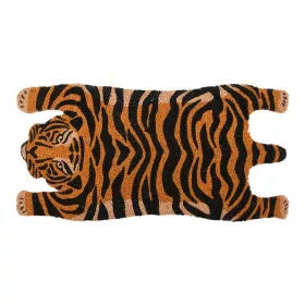   Tigris alakú kókuszrost lábtörlő, 75 x 38 cm, csomag, 6 db