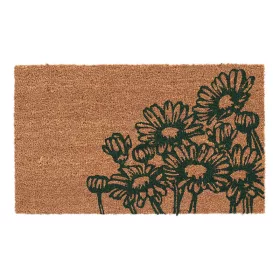   Virágmintás kókuszrost lábtörlő, 75 x 45 cm, csomag, 6 db