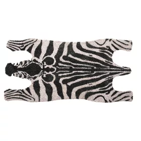   Zebra alakú kókuszrost lábtörlő, 75 x 38 cm, csomag, 6 db