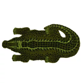   Kókuszrost lábtörlő, krokodil formájú, 77 x 37 cm, csomag, 6 db