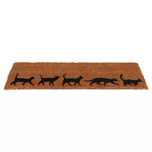Cicás kókuszrost lábtörlő, 75x25 cm, csomag, 6 db