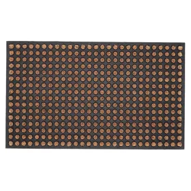   Pöttyös kókuszrost és gumi lábtörlő, 76 x 45 cm, csomag, 6 db