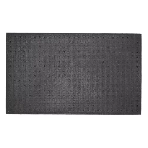 Pöttyös kókuszrost és gumi lábtörlő, 76 x 45 cm, csomag, 6 db