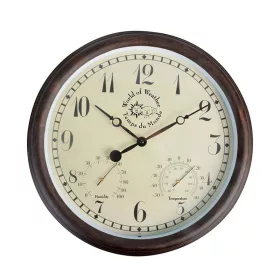   Óra hőmérővel és páratartalom mérővel, 38 cm átmérőjű