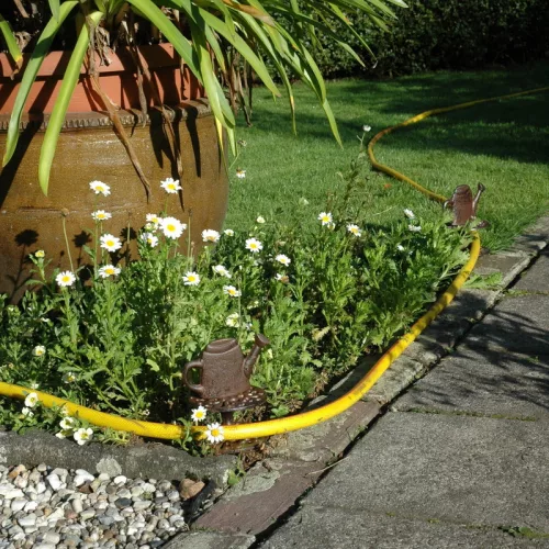Kannás öntöttvas locsolótömlő vezető, 30 cm, csomag, 12 db