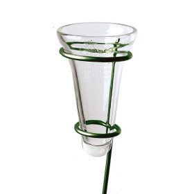   Leszúrható fém csapadékmérő állvány, mérő üveggel, 133 cm, 0,55 literes