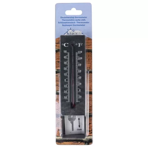 Kulcstartós hőmérő, 16 cm, csomag, 12 db