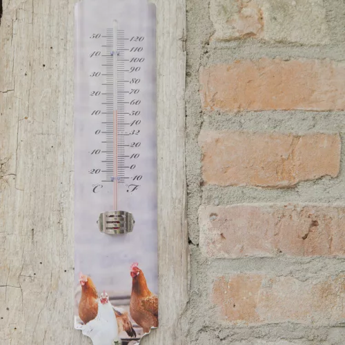 Farm állatos hőmérő, 30 cm, 4 féle, csomag, 8 db