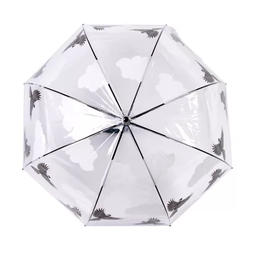 Cinegés átlátszó esernyő, 81 cm átmérőjű, csomag, 12 db