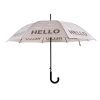 HELLO feliratos esernyő, 105 cm átmérőjű