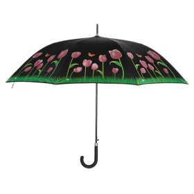   Esőre színváltós tulipános esernyő, 116 cm átmérőjű