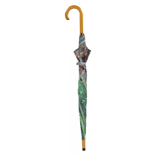 Esőben fürdőző kismadaras esernyő, 120 cm átmérőjű