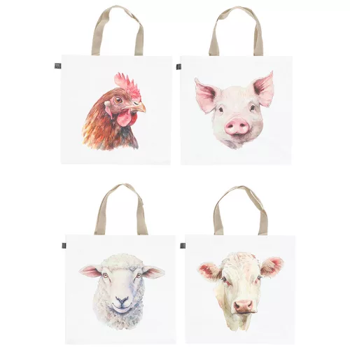 Bocis bevásárló táska, boci, 40 x 40 cm