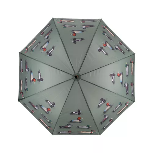 Vadkacsás esernyő, zöld, 120 cm átmérőjű, csomag,  12 db