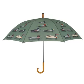 Vadkacsás esernyő, zöld, 120 cm átmérőjű