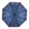 Halas esernyő, sötétkék, 120 cm átmérőjű, csomag,  12 db