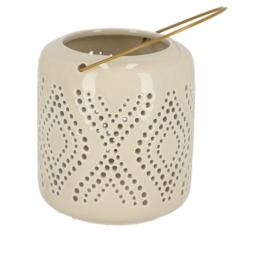 Kerámia lámpás, 3 féle, 13 cm, csomag, 6 db