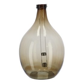   Lámpás újrahasznosított üvegből, kivehető gyertyatartóval, B, 51 cm