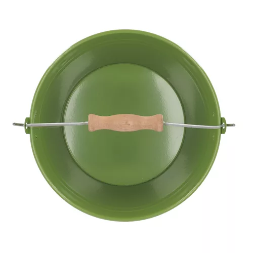 Cink kerti vödör, fa fogóval, 4,5 literes, csomag, 12 db