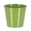 Cink virágcserép, 16 cm átmérőjű, zöld