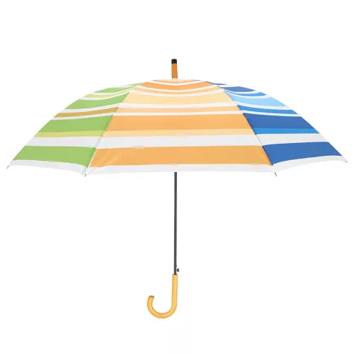 Színes csíkos esernyő, 120 cm átmérőjű, csomag, 12 db