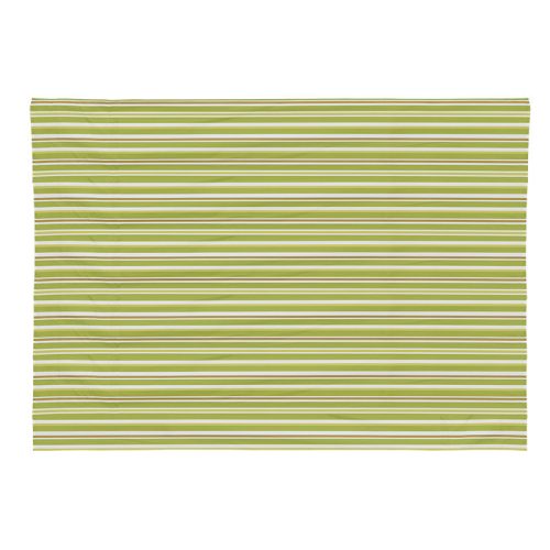 Pamut asztalterítő, zöld csíkos, 180 x 250 cm, csomag, 12 db