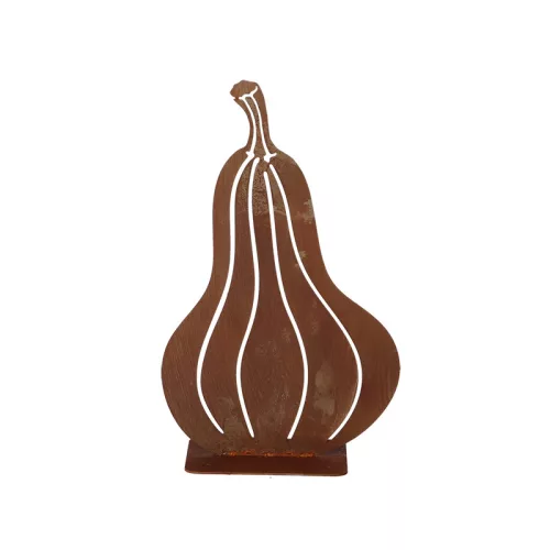 Tökös lézervágot álló kerti dekoráció, 27 x 17 cm, csomag,  12 db