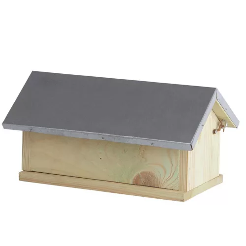 Dongó fa ház, cink tetővel, 29 cm, csomag, 6 db