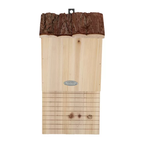 Denevérház, fakéreg tetővel, 19,5 x 39,5 cm, csomag, 6 db