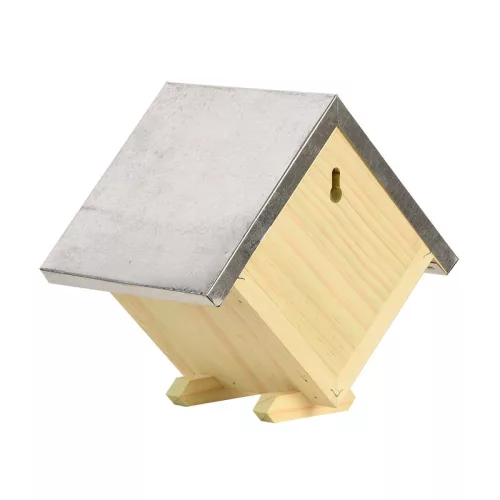 Fa darázshotel, cink tetővel, csomag, 12 db