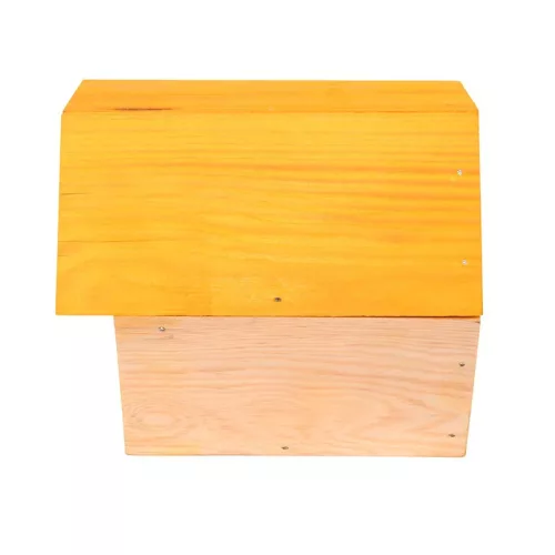 Fa darázshotel, festett tetővel, csomag, 12 db