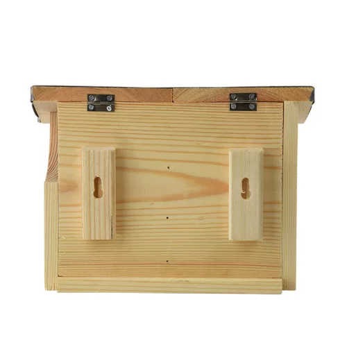 Dupla mókus etető, cink tetővel, 25 cm, csomag, 4 db