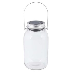 Napelemes üveg lámpás, 10 cm átmérőjű