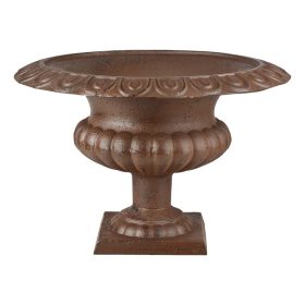 Öntöttvas virágtartó kehely, 45 cm átmérőjű